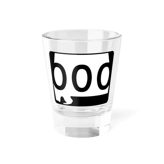Alabama 000 Template (Alabama) (Road Sign) Shot Glass 1.5oz 1.5oz - Go Mug Yourself