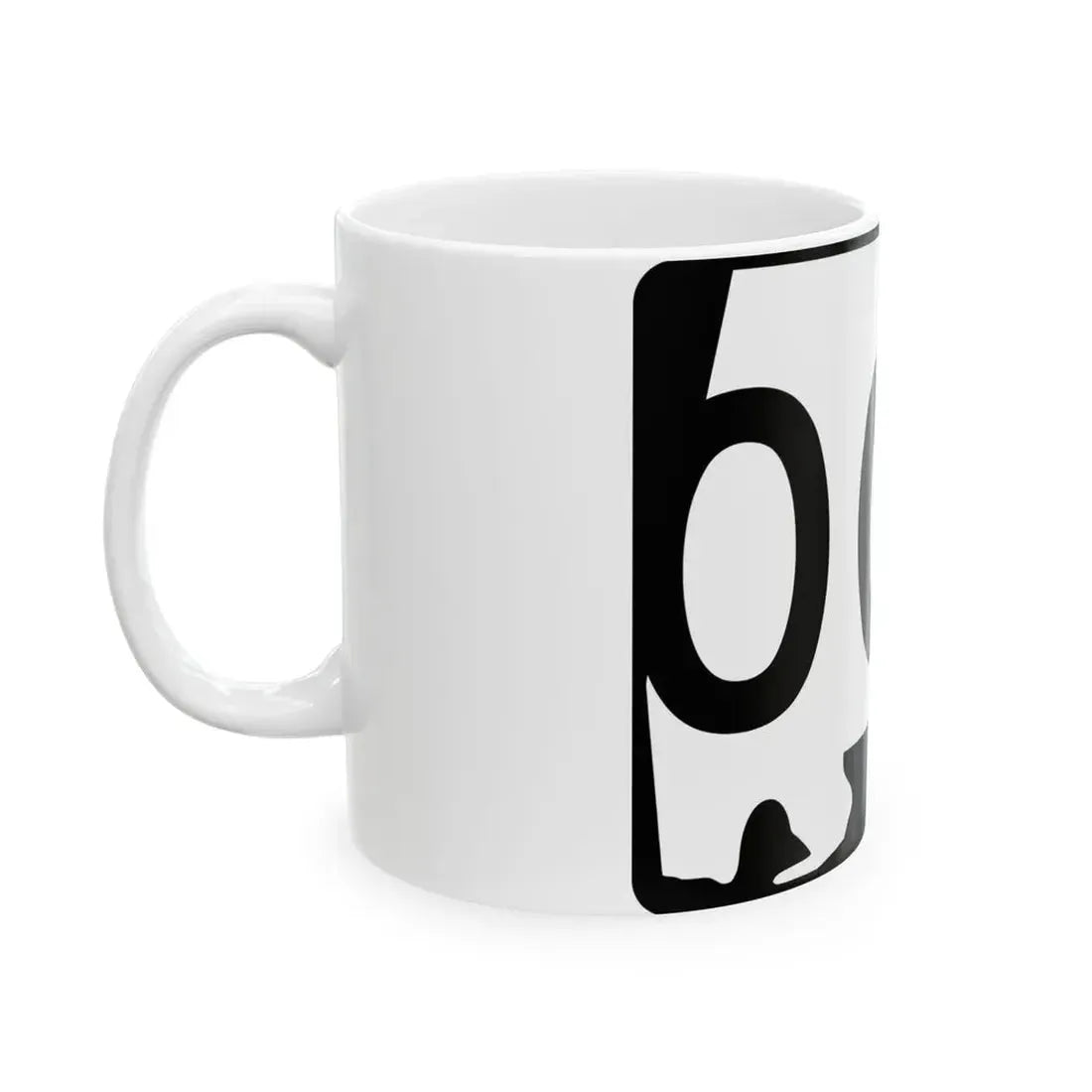 Alabama 000 Template (Alabama) (Road Sign) White Coffee Mug - Go Mug Yourself