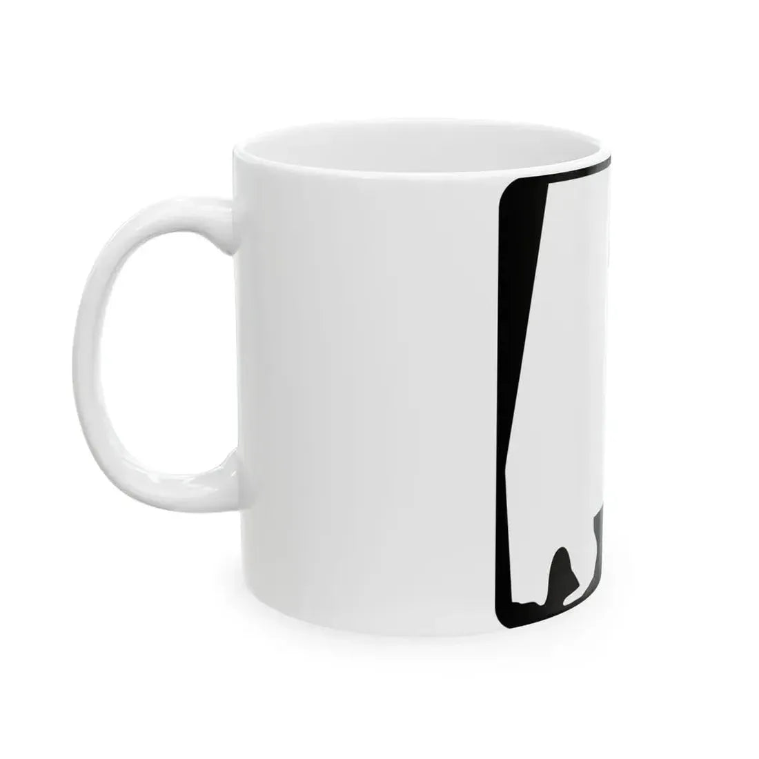 Alabama 1 (Alabama) (Road Sign) White Coffee Mug - Go Mug Yourself