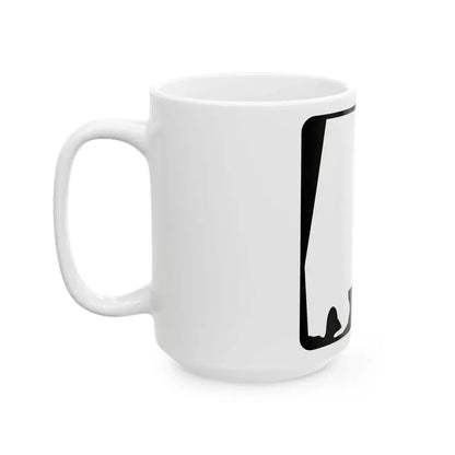 Alabama 1 (Alabama) (Road Sign) White Coffee Mug - Go Mug Yourself