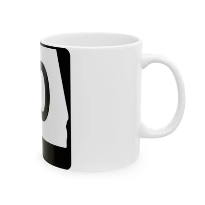 Alabama 10 (Alabama) (Road Sign) White Coffee Mug - Go Mug Yourself