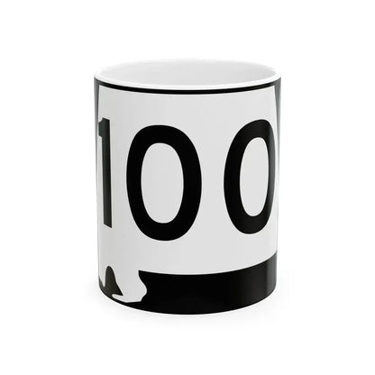 Alabama 100 (Alabama) (Road Sign) White Coffee Mug 11oz - Go Mug Yourself