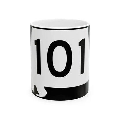 Alabama 101 (Alabama) (Road Sign) White Coffee Mug 11oz - Go Mug Yourself
