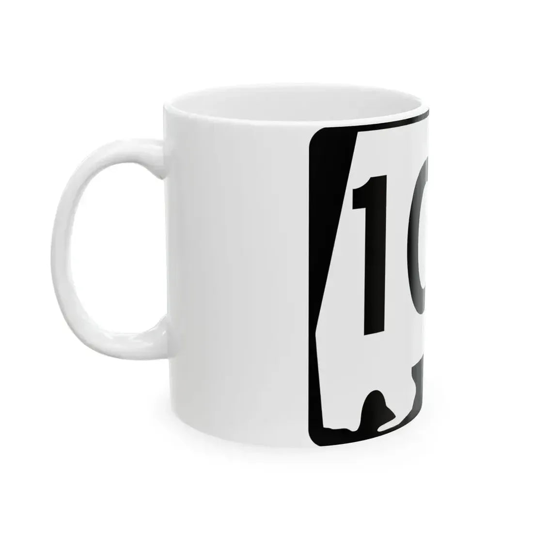 Alabama 103 (Alabama) (Road Sign) White Coffee Mug - Go Mug Yourself