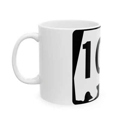 Alabama 103 (Alabama) (Road Sign) White Coffee Mug - Go Mug Yourself
