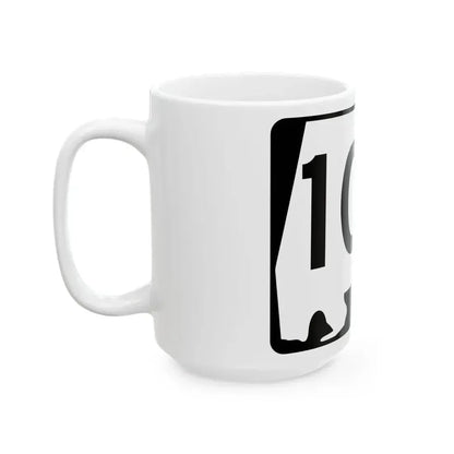 Alabama 103 (Alabama) (Road Sign) White Coffee Mug - Go Mug Yourself