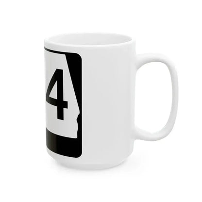 Alabama 104 (Alabama) (Road Sign) White Coffee Mug - Go Mug Yourself