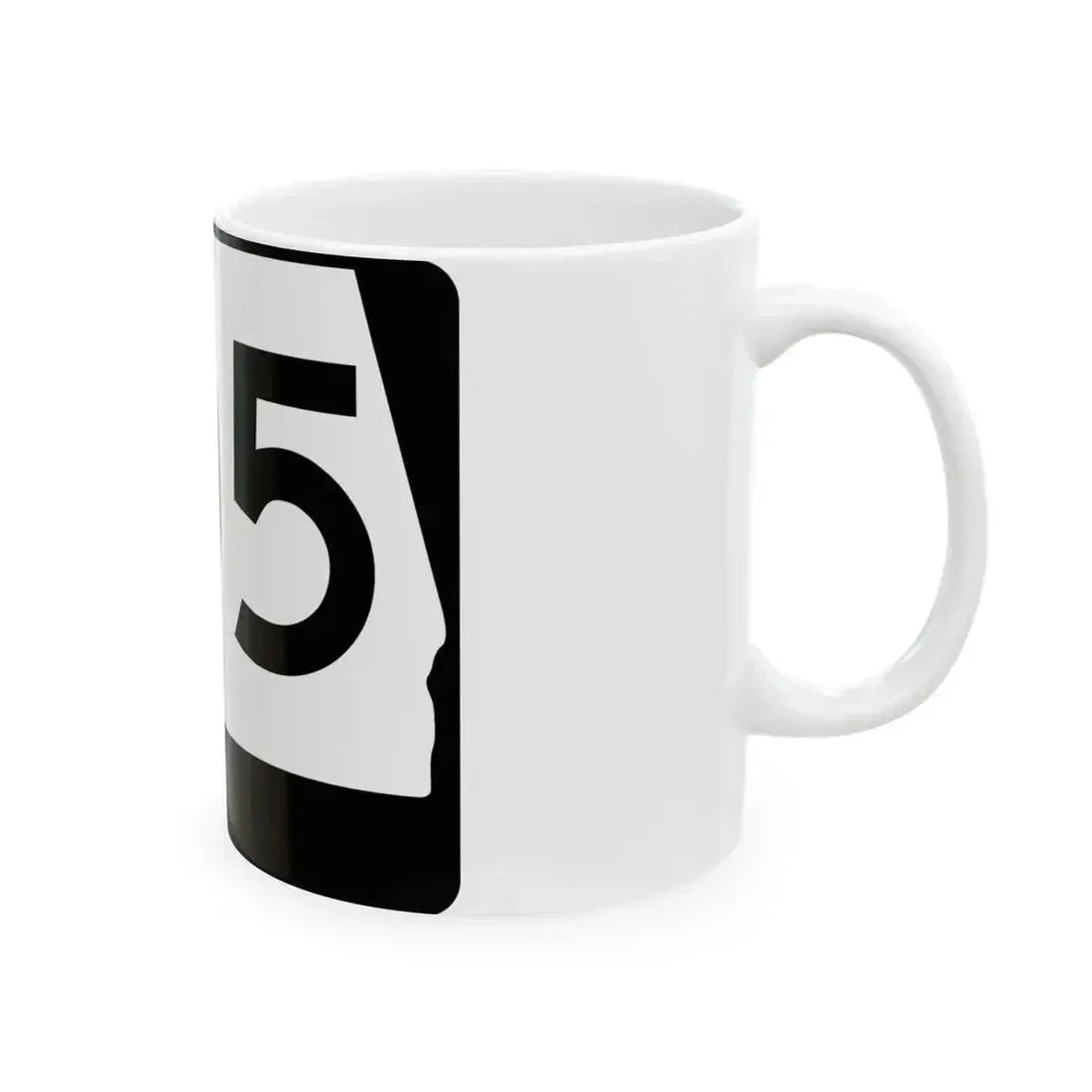 Alabama 105 (Alabama) (Road Sign) White Coffee Mug - Go Mug Yourself