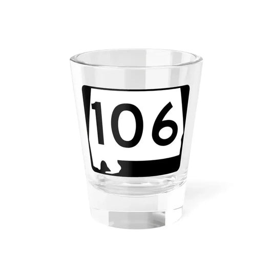 Alabama 106 (Alabama) (Road Sign) Shot Glass 1.5oz 1.5oz - Go Mug Yourself