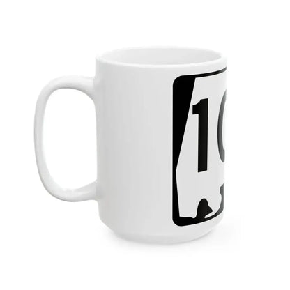 Alabama 106 (Alabama) (Road Sign) White Coffee Mug - Go Mug Yourself