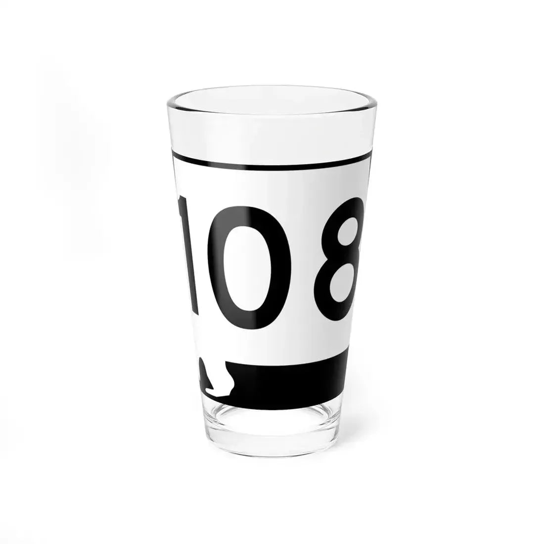 Alabama 108 (Alabama) (Road Sign) Pint Glass 16oz 16oz - Go Mug Yourself