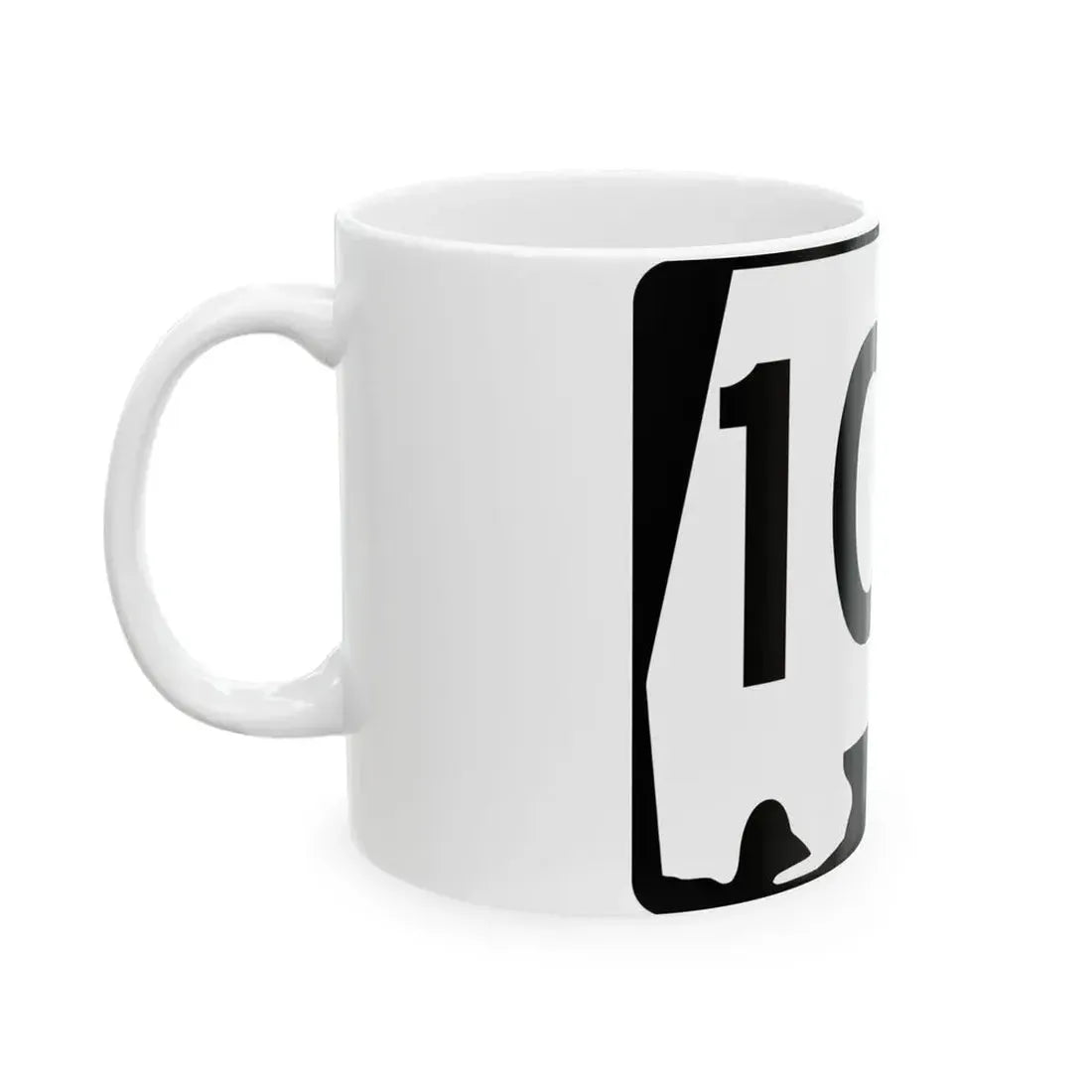 Alabama 109 (Alabama) (Road Sign) White Coffee Mug - Go Mug Yourself