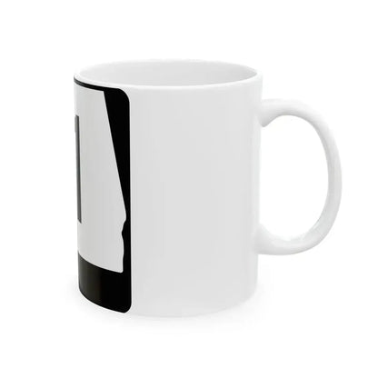Alabama 11 (Alabama) (Road Sign) White Coffee Mug - Go Mug Yourself