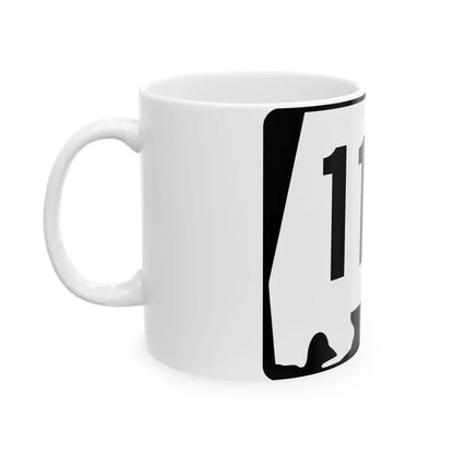 Alabama 110 (Alabama) (Road Sign) White Coffee Mug - Go Mug Yourself