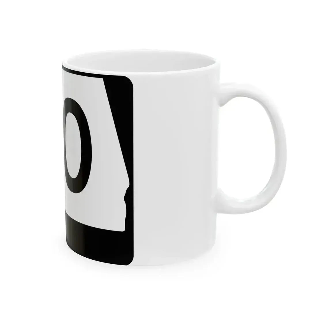 Alabama 110 (Alabama) (Road Sign) White Coffee Mug - Go Mug Yourself