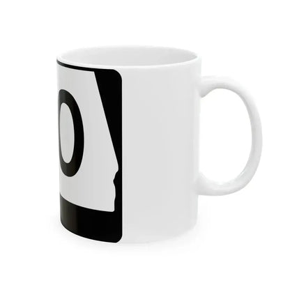 Alabama 110 (Alabama) (Road Sign) White Coffee Mug - Go Mug Yourself