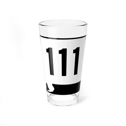 Alabama 111 (Alabama) (Road Sign) Pint Glass 16oz 16oz - Go Mug Yourself