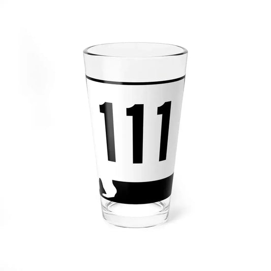 Alabama 111 (Alabama) (Road Sign) Pint Glass 16oz 16oz - Go Mug Yourself