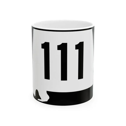 Alabama 111 (Alabama) (Road Sign) White Coffee Mug 11oz - Go Mug Yourself