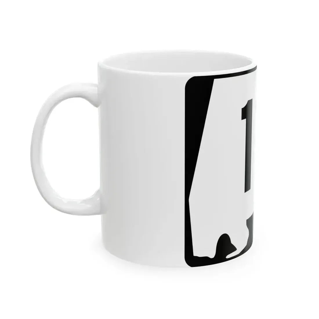 Alabama 111 (Alabama) (Road Sign) White Coffee Mug - Go Mug Yourself