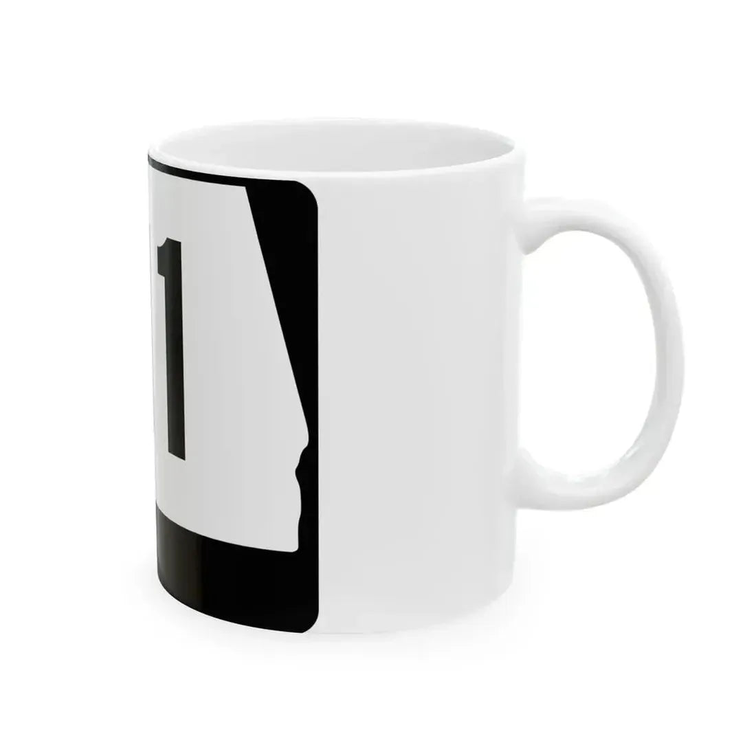 Alabama 111 (Alabama) (Road Sign) White Coffee Mug - Go Mug Yourself
