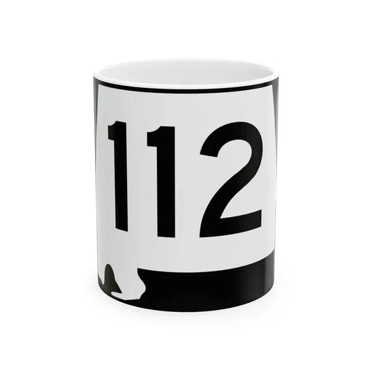 Alabama 112 (Alabama) (Road Sign) White Coffee Mug 11oz - Go Mug Yourself