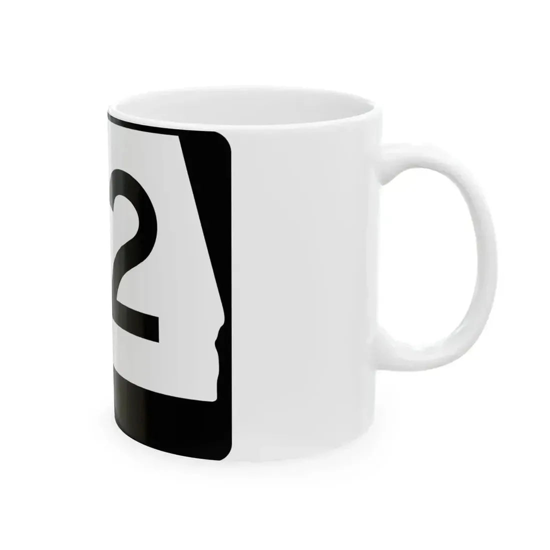 Alabama 112 (Alabama) (Road Sign) White Coffee Mug - Go Mug Yourself