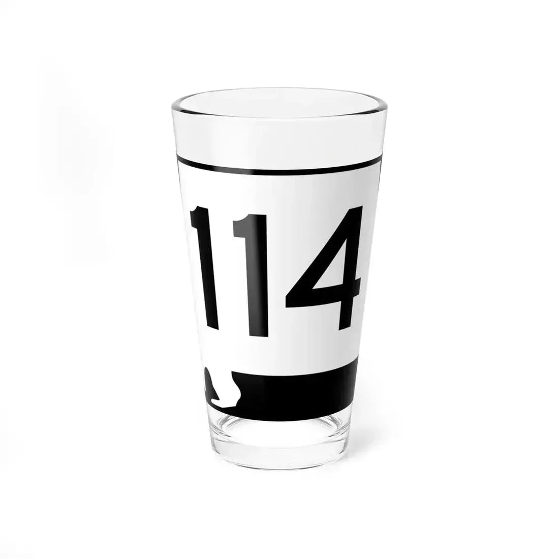 Alabama 114 (Alabama) (Road Sign) Pint Glass 16oz 16oz - Go Mug Yourself