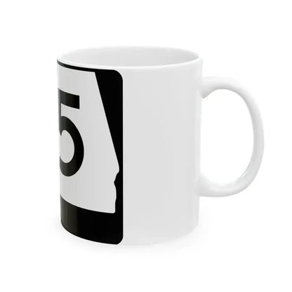 Alabama 115 (Alabama) (Road Sign) White Coffee Mug - Go Mug Yourself