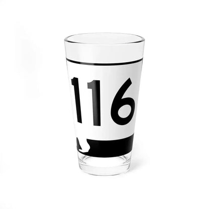 Alabama 116 (Alabama) (Road Sign) Pint Glass 16oz 16oz - Go Mug Yourself
