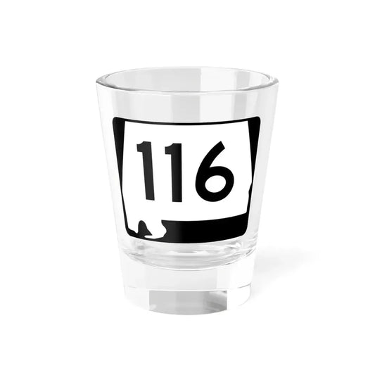 Alabama 116 (Alabama) (Road Sign) Shot Glass 1.5oz 1.5oz - Go Mug Yourself