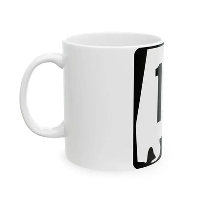 Alabama 12 (Alabama) (Road Sign) White Coffee Mug - Go Mug Yourself