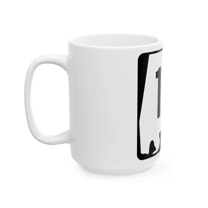 Alabama 12 (Alabama) (Road Sign) White Coffee Mug - Go Mug Yourself