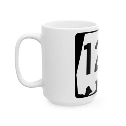 Alabama 122 (Alabama) (Road Sign) White Coffee Mug - Go Mug Yourself
