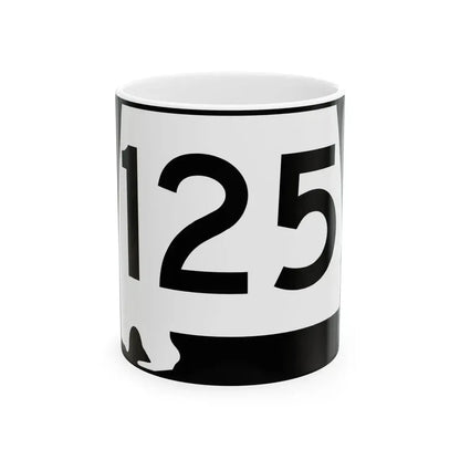 Alabama 125 (Alabama) (Road Sign) White Coffee Mug 11oz - Go Mug Yourself