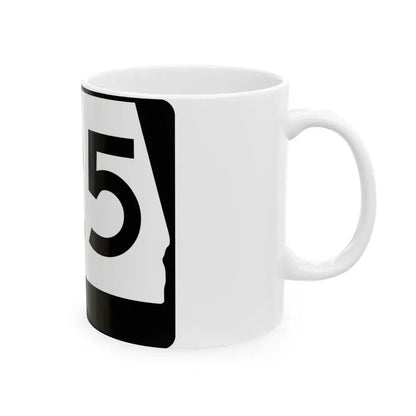 Alabama 125 (Alabama) (Road Sign) White Coffee Mug - Go Mug Yourself