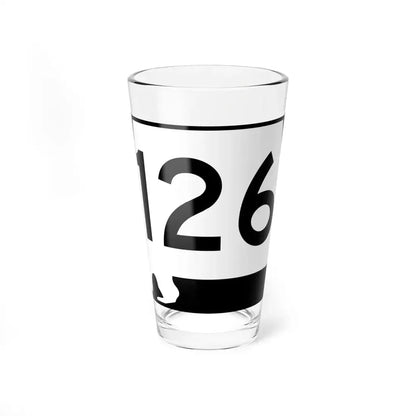 Alabama 126 (Alabama) (Road Sign) Pint Glss 16oz 16oz - Go Mug Yourself