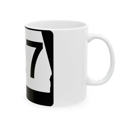 Alabama 127 (Alabama) (Road Sign) White Coffee Mug - Go Mug Yourself