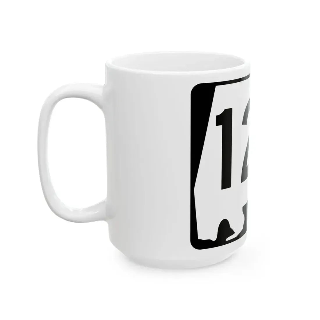 Alabama 127 (Alabama) (Road Sign) White Coffee Mug - Go Mug Yourself