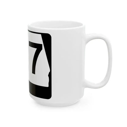 Alabama 127 (Alabama) (Road Sign) White Coffee Mug - Go Mug Yourself