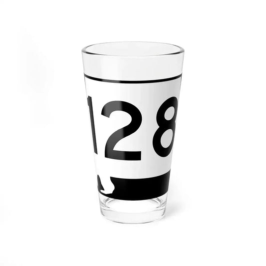 Alabama 128 (Alabama) (Road Sign) Pint Glss 16oz 16oz - Go Mug Yourself