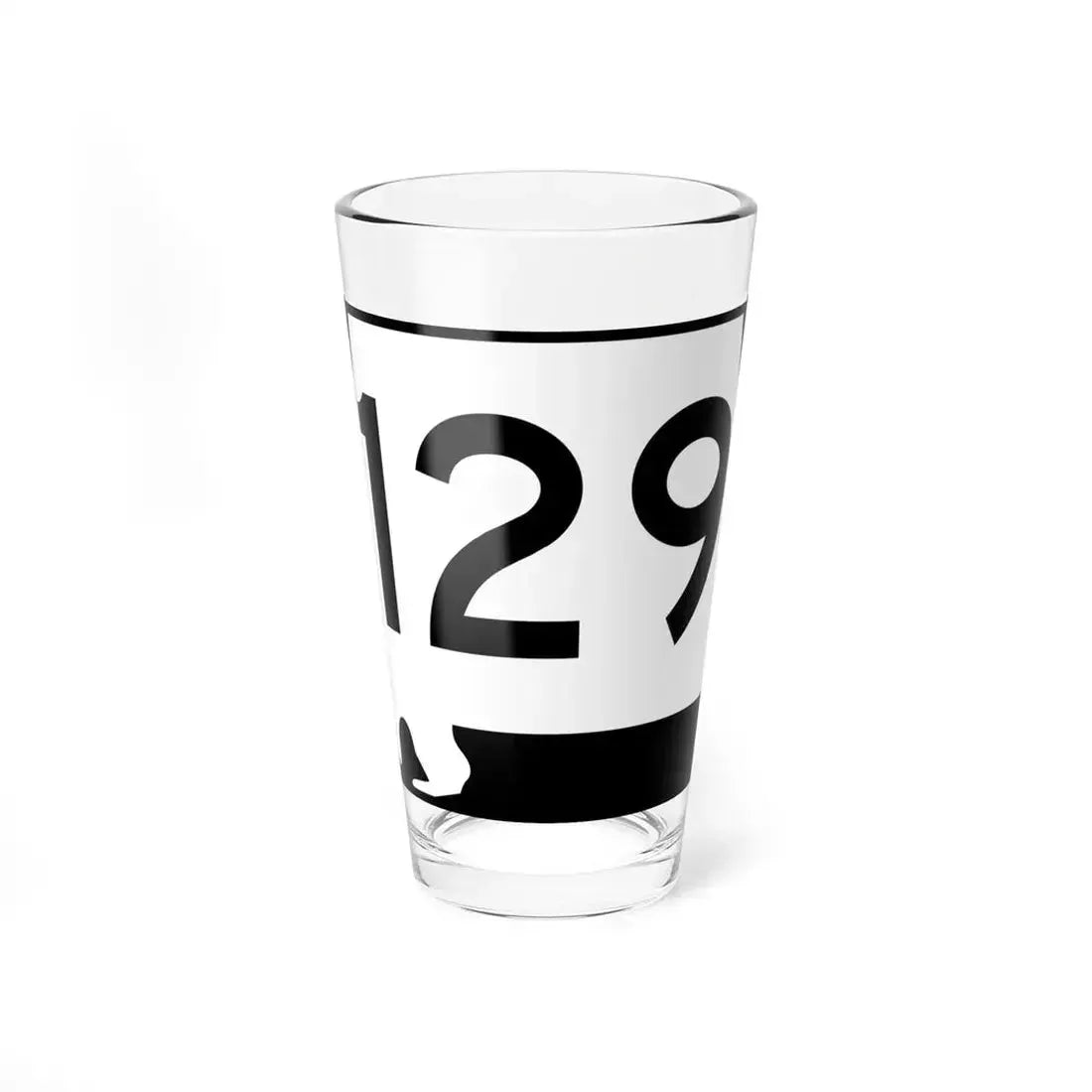 Alabama 129 (Alabama) (Road Sign) Pint Glass 16oz 16oz - Go Mug Yourself