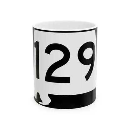 Alabama 129 (Alabama) (Road Sign) White Coffee Mug 11oz - Go Mug Yourself