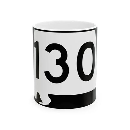 Alabama 130 (Alabama) (Road Sign) White Coffee Mug 11oz - Go Mug Yourself