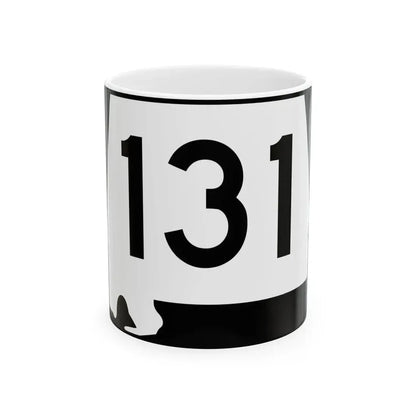 Alabama 131 (Alabama) (Road Sign) White Coffee Mug 11oz - Go Mug Yourself