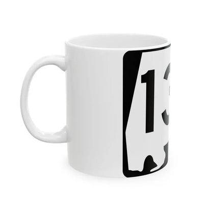 Alabama 132 (Alabama) (Road Sign) White Coffee Mug - Go Mug Yourself