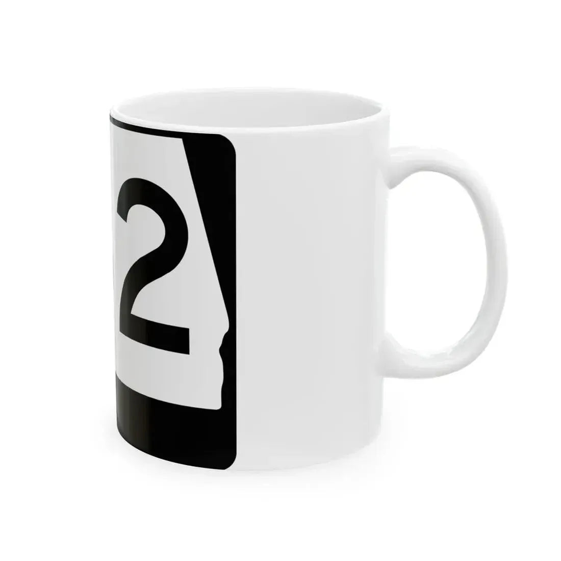 Alabama 132 (Alabama) (Road Sign) White Coffee Mug - Go Mug Yourself
