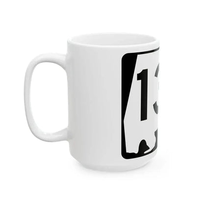 Alabama 133 (Alabama) (Road Sign) White Coffee Mug - Go Mug Yourself