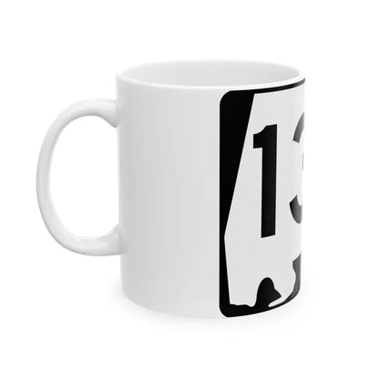 Alabama 133 (Alabama) (Road Sign) White Coffee Mug - Go Mug Yourself