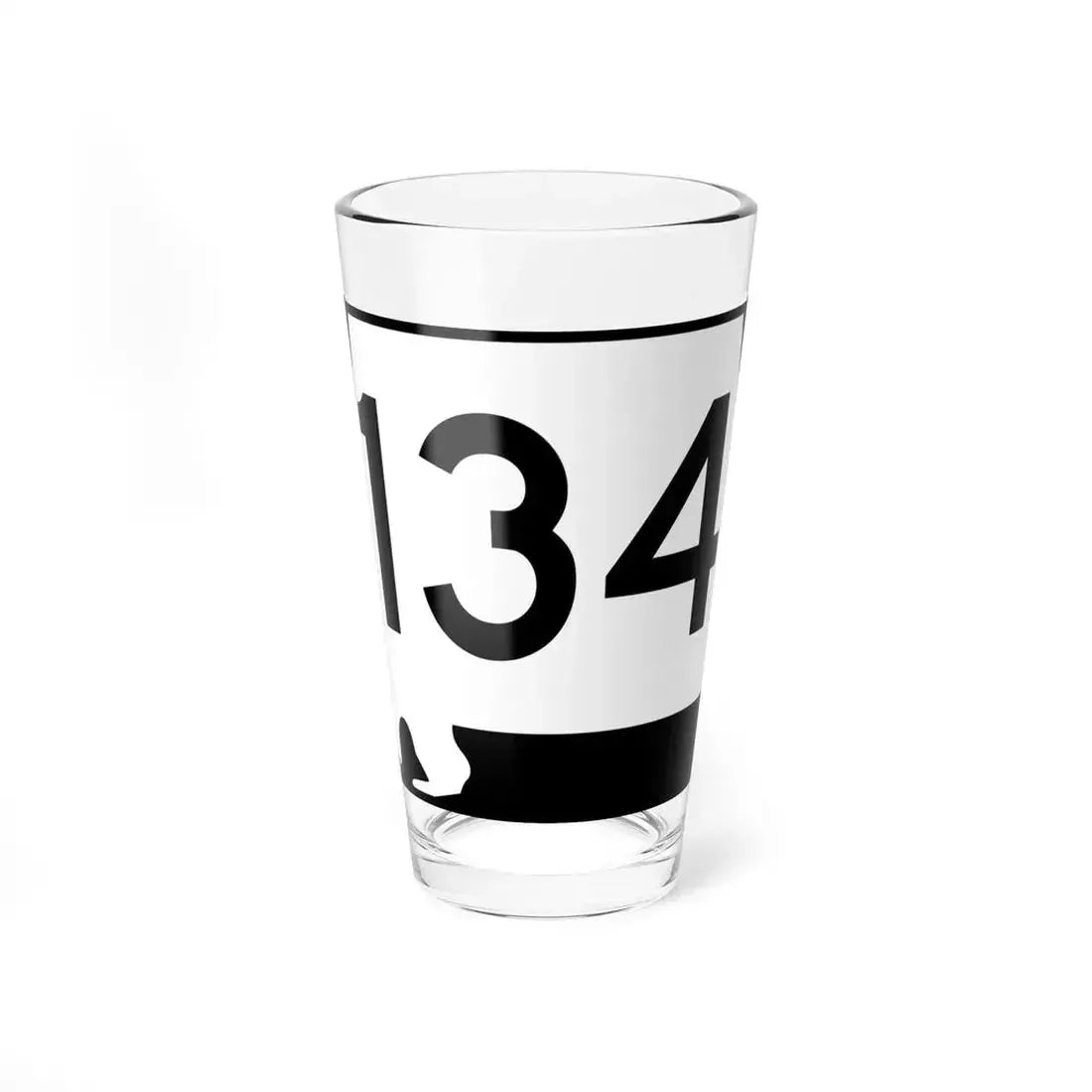 Alabama 134 (Alabama) (Road Sign) Pint Glass 16oz 16oz - Go Mug Yourself